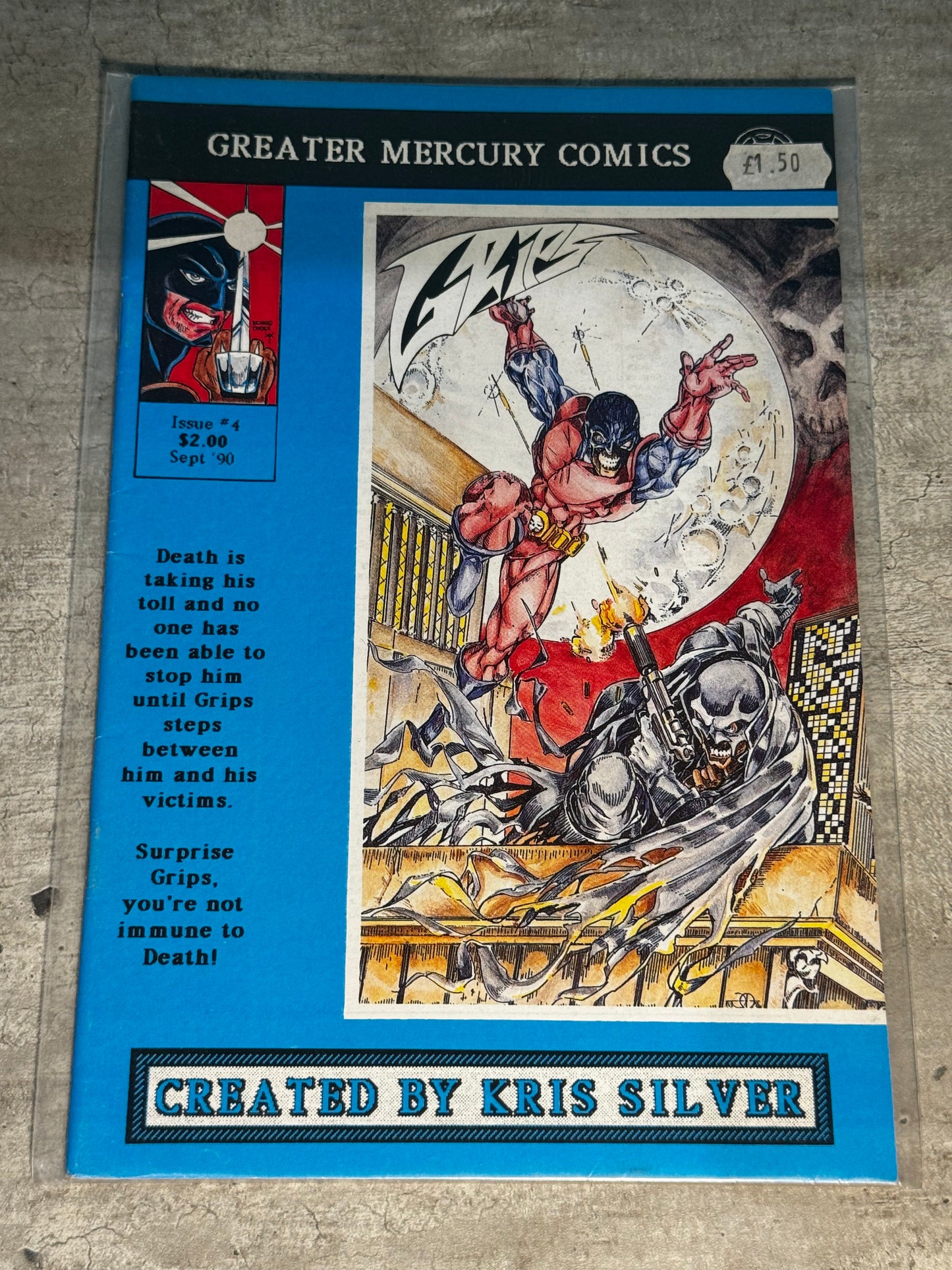 1990 - Greater Mercury Comics - Grips, Vol. 2 #4 - NM- - Eng 1