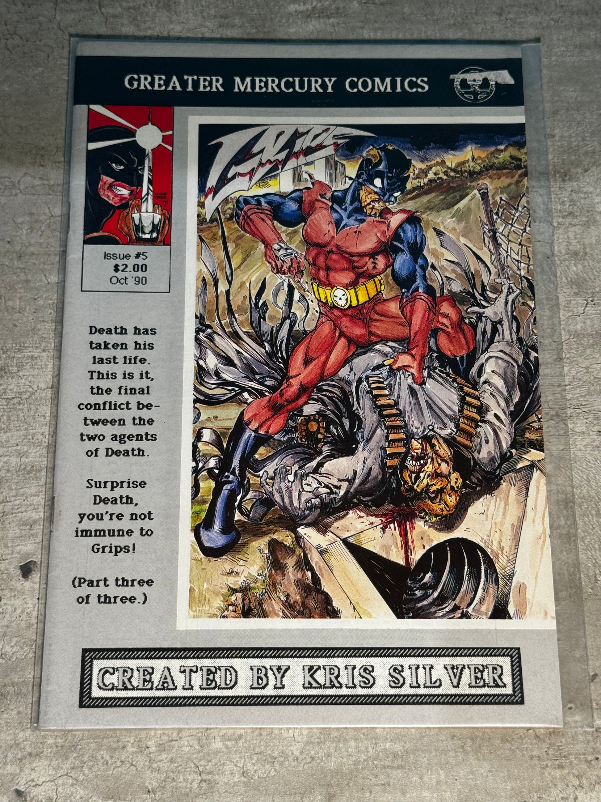 1990 - Greater Mercury Comics - Grips, Vol. 2 #5 - NM - Eng 1