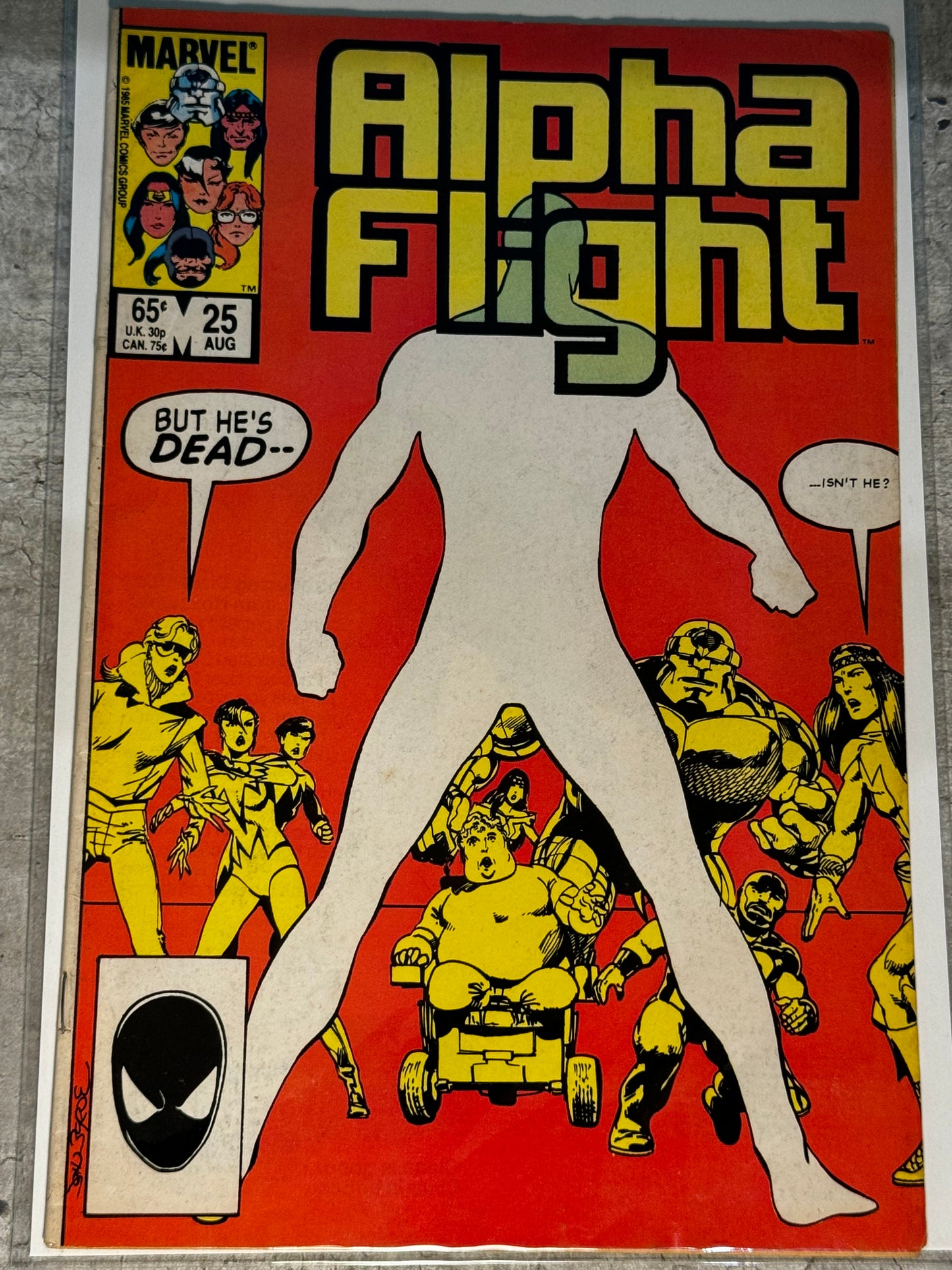 1985 - Marvel Comics - Alpha Flight, Vol. 1 #25 Var. A - NM- - Eng 1