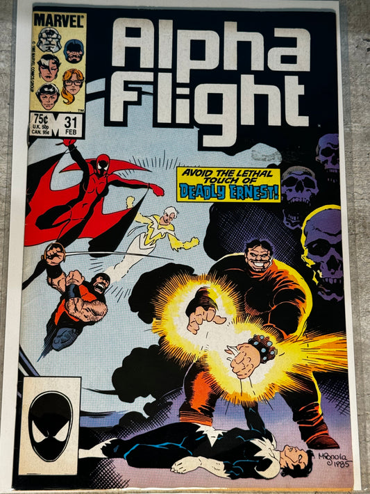 1986 - Marvel Comics - Alpha Flight, Vol. 1 #31 Var. A - NM- - Eng 1