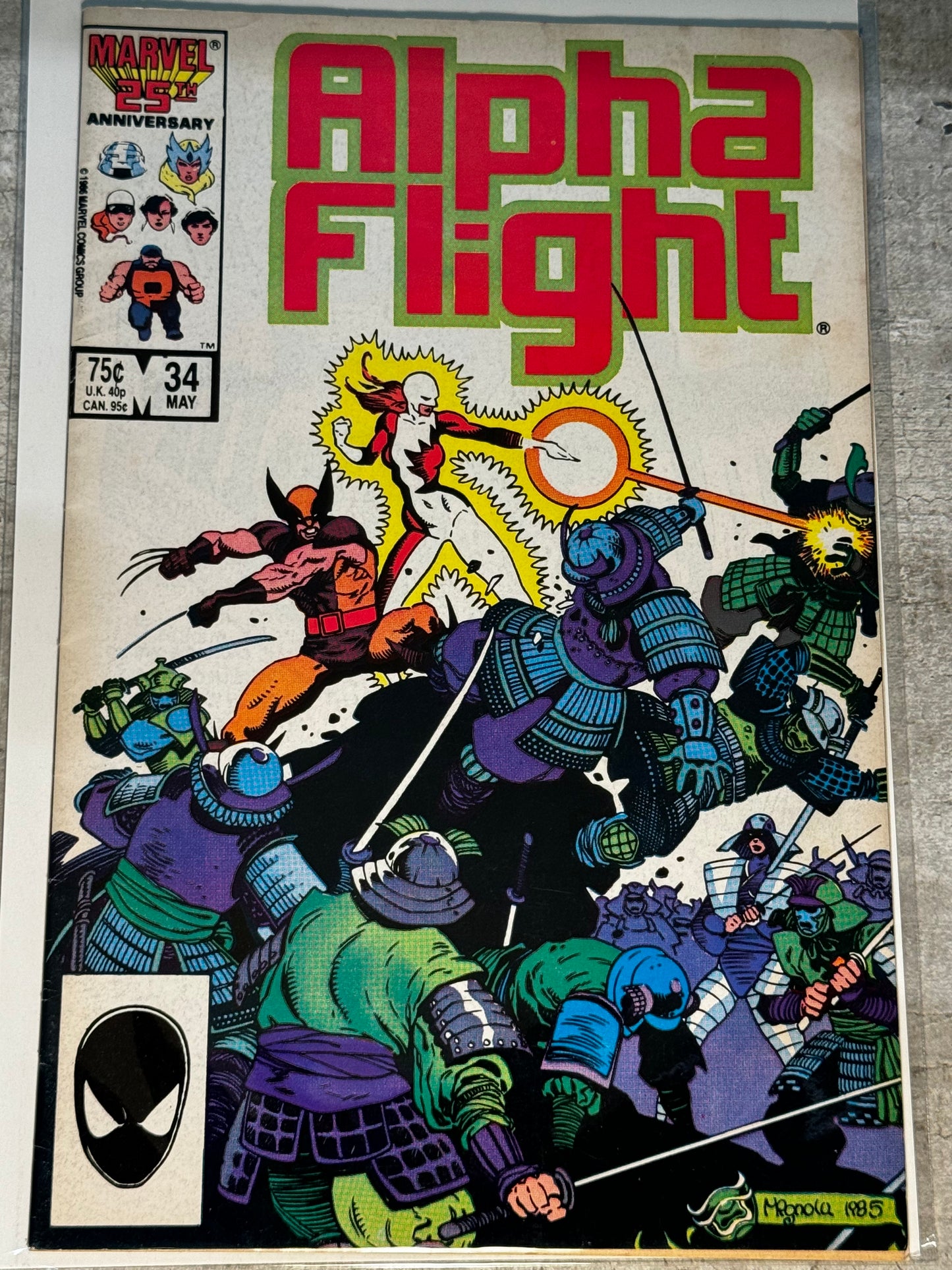 1986 - Marvel Comics - Alpha Flight, Vol. 1 #34 Var. A - VF/NM - Eng 1