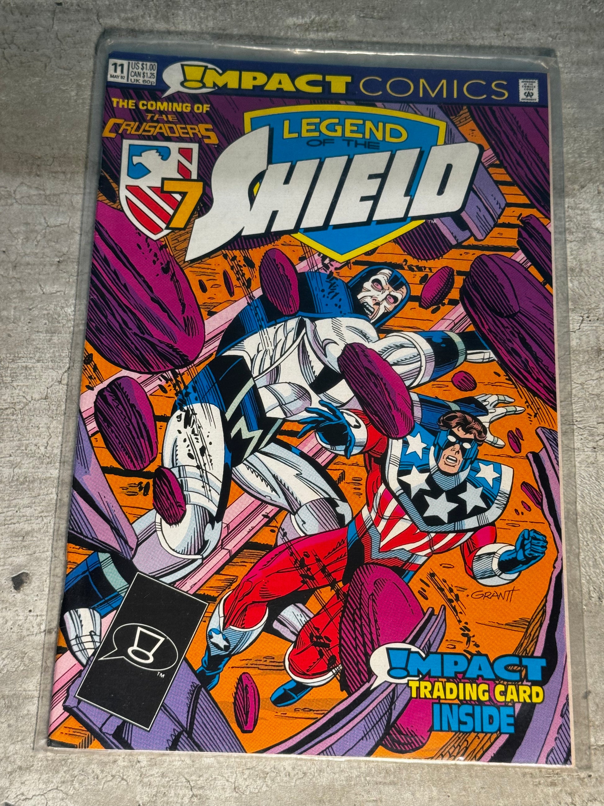 1992 - DC Comics - Legend of the Shield #11 Var. A - NM- - Eng 1