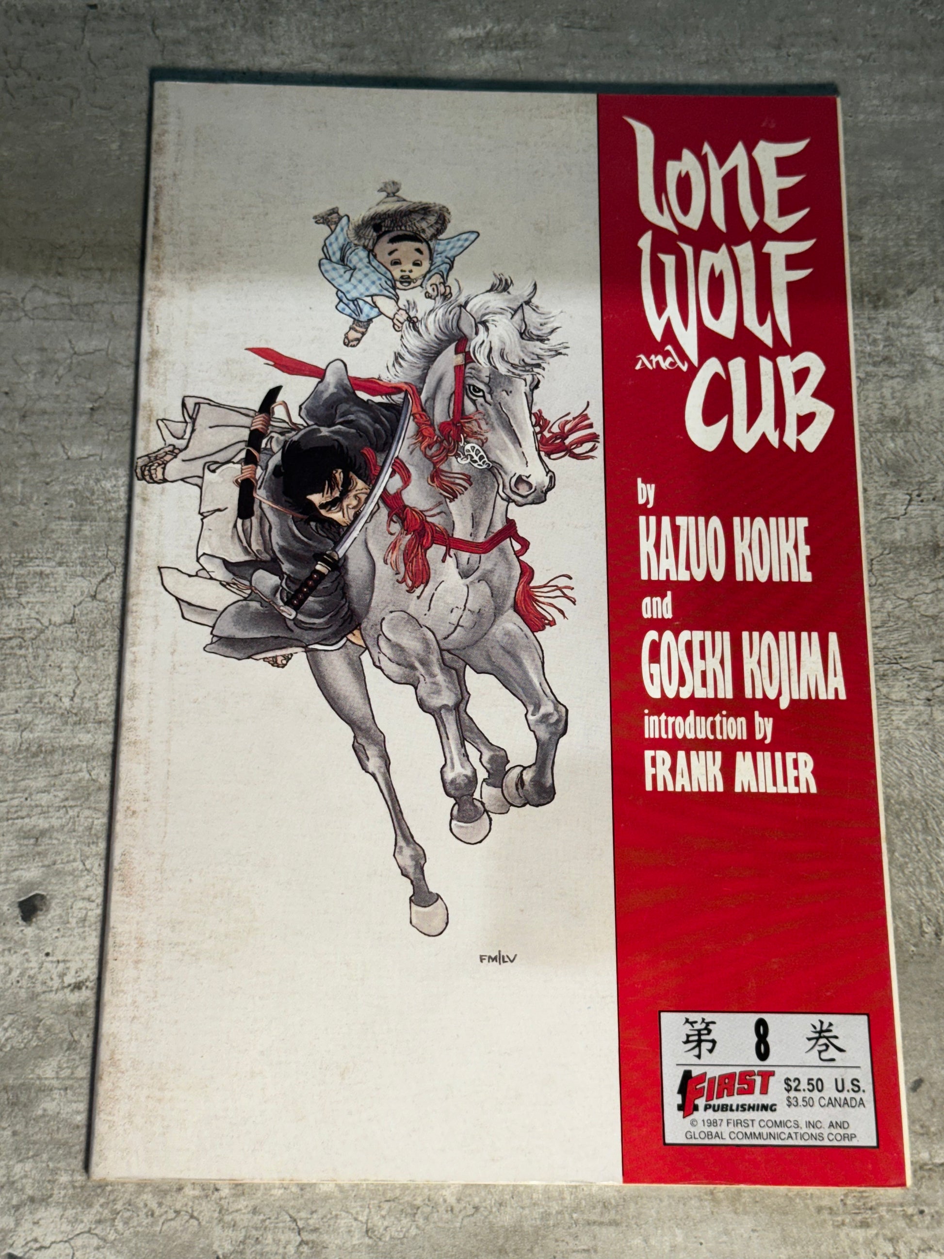 1987 - First Comics - Lone Wolf and Cub #8 - NM- - Eng 1