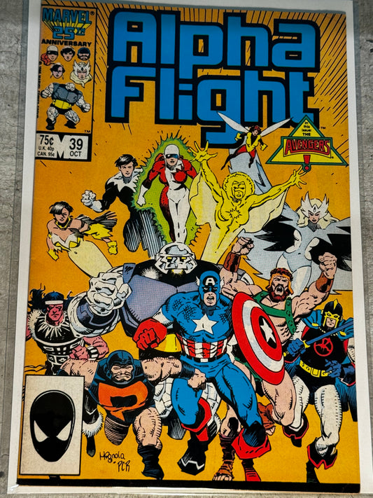 1986 - Marvel Comics - Alpha Flight, Vol. 1 #39 Var. A - VF/NM - Eng 1