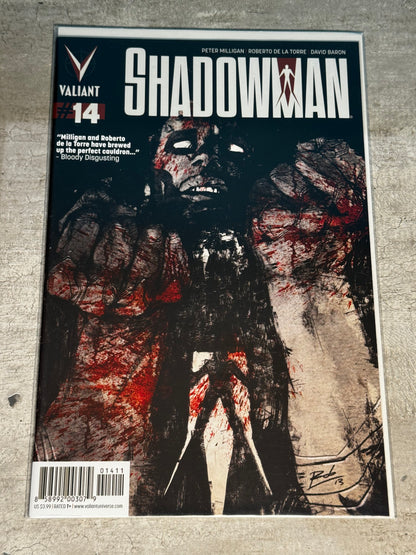 2014 - Valiant Entertainment - Shadowman, Vol. 4 #14 Var. A - NM+ - Eng 1