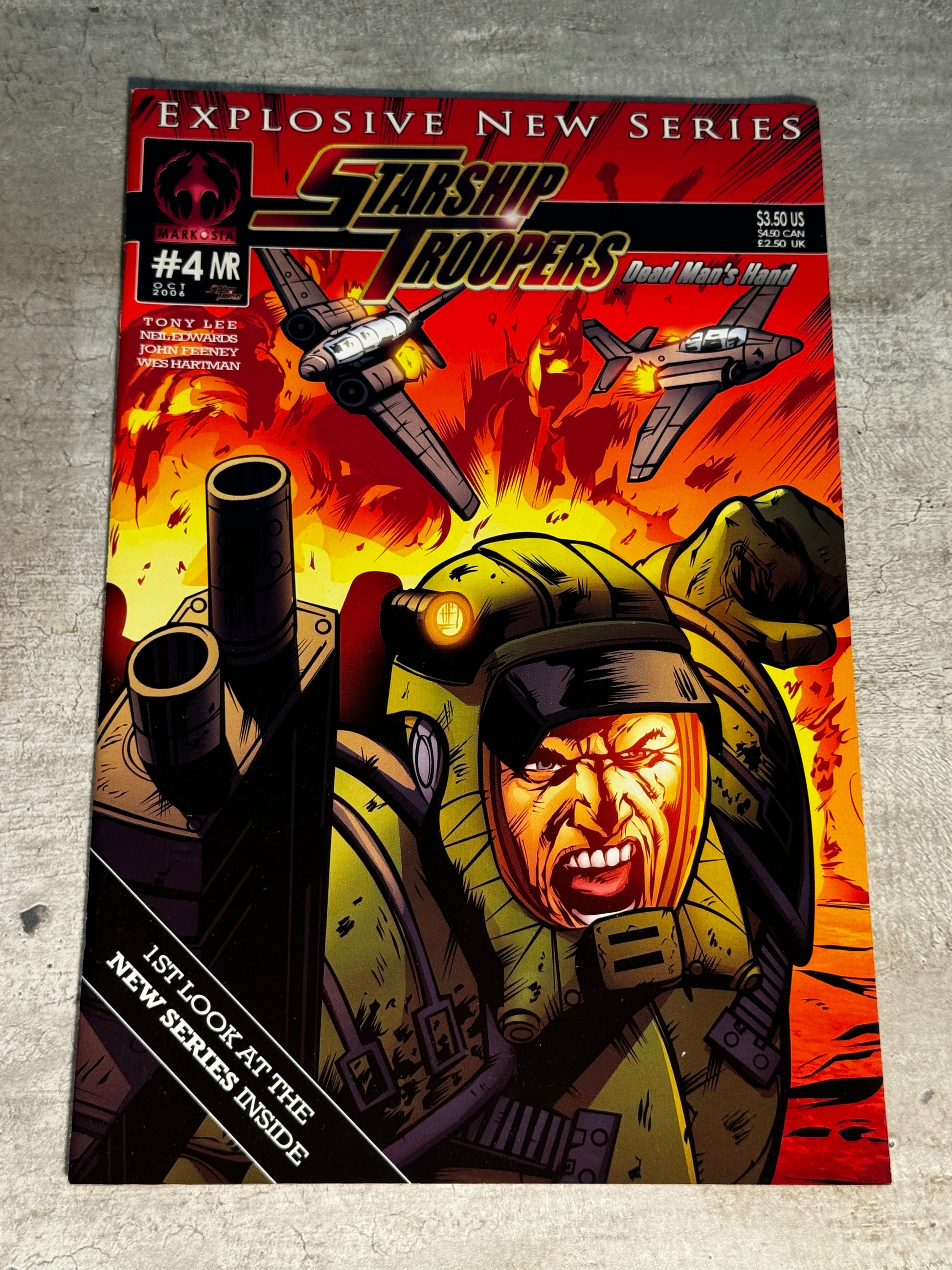 2006 - Markosia - Starship Troopers: Dead Man's Hand #4 Var. A - NM+ - Eng 1