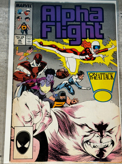 1987 - Marvel Comics - Alpha Flight, Vol. 1 #48 Var. A - VF/NM - Eng 1