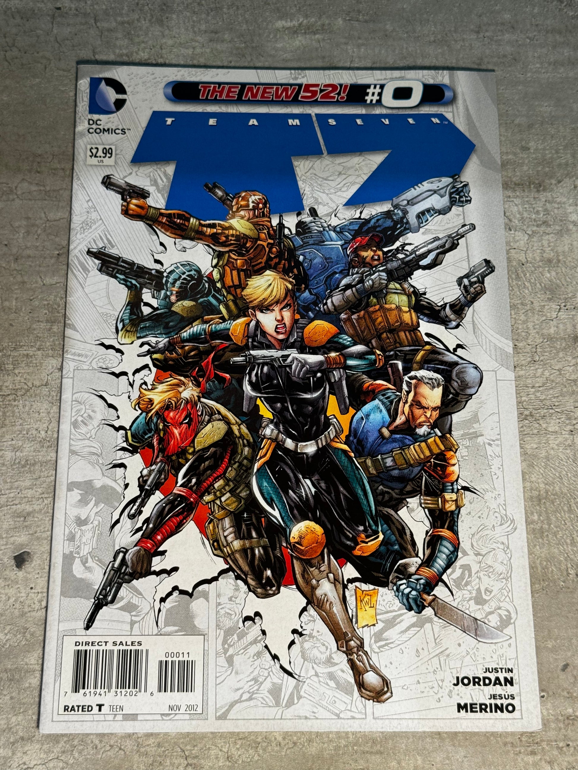 2012 - DC Comics - Team 7 (DC Comics) #0 Var. A - NM+ - Eng 1