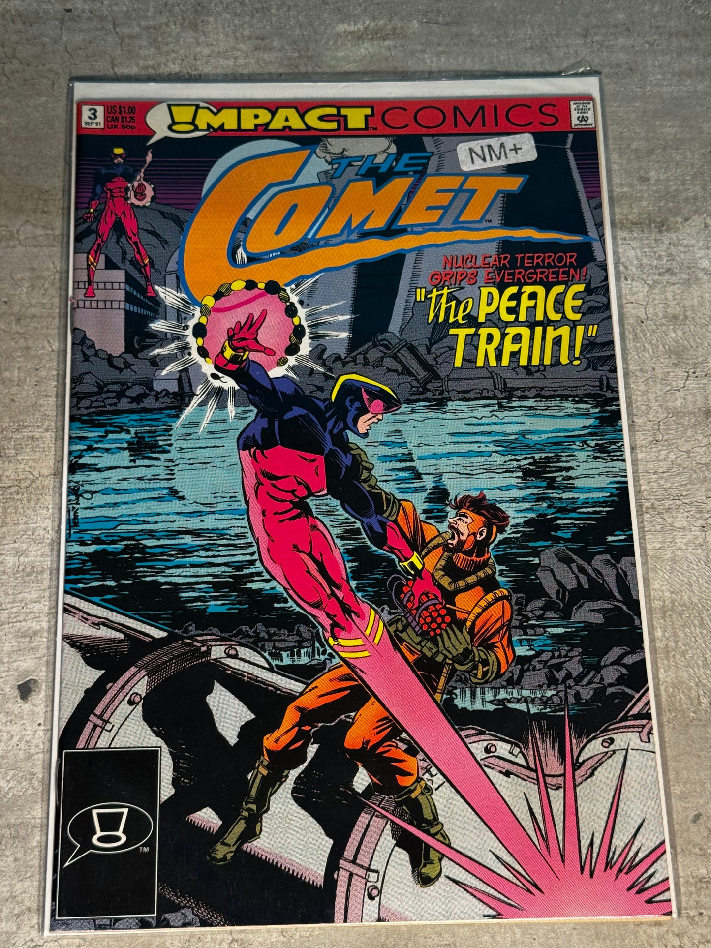 1991 - DC Comics - The Comet #3 Var. A - NM- - Eng 1