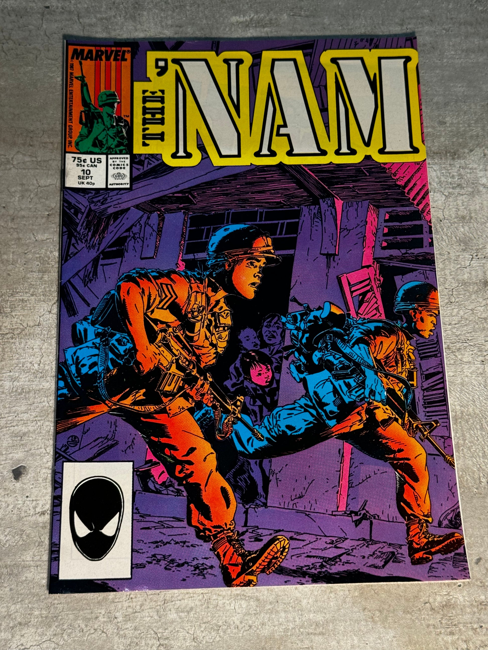 1987 - Marvel Comics - The 'Nam #10 Var. A - VF+ - Eng 1