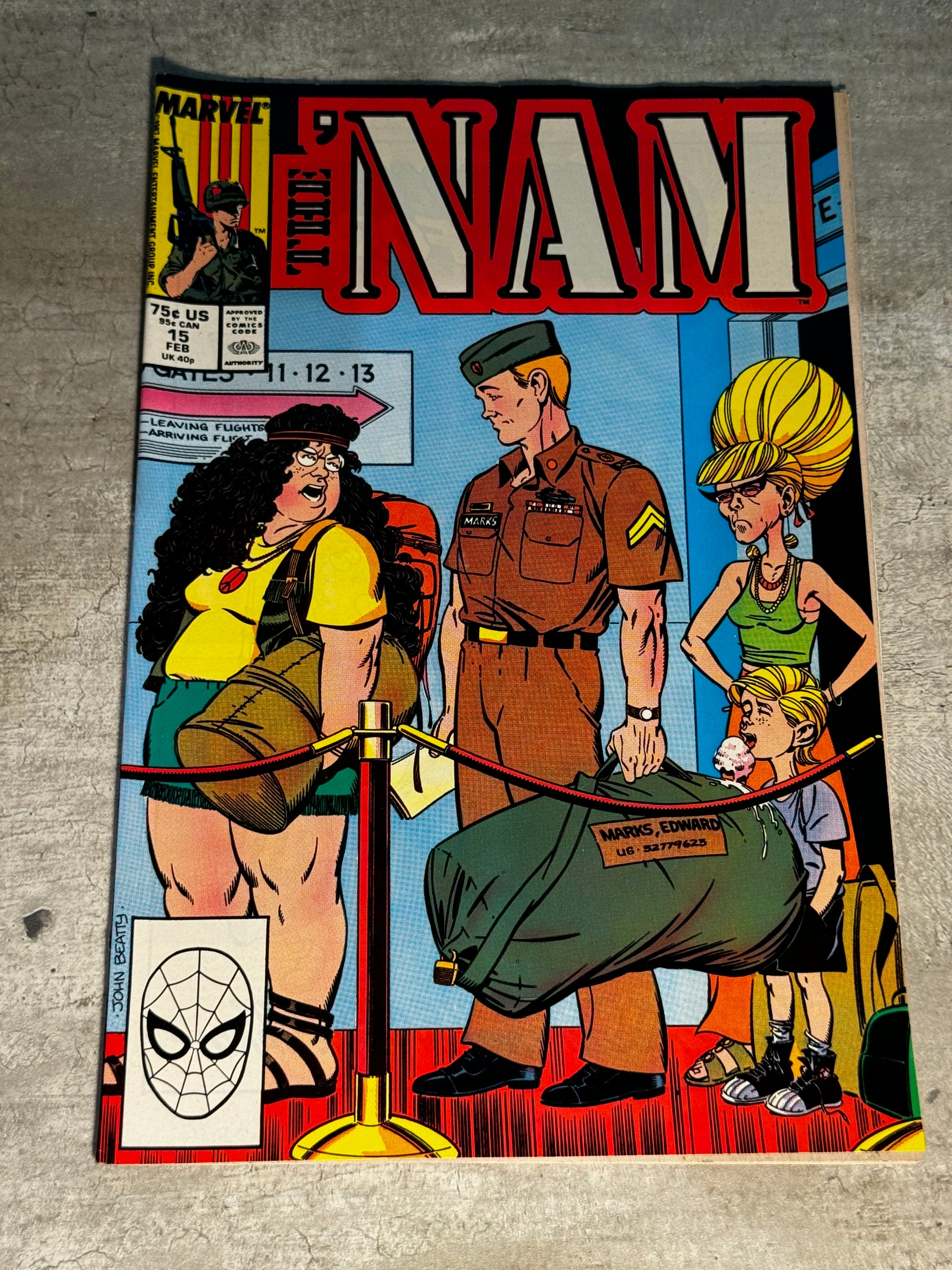 1988 - Marvel Comics - The 'Nam #15 Var. A - VF+ - Eng 1