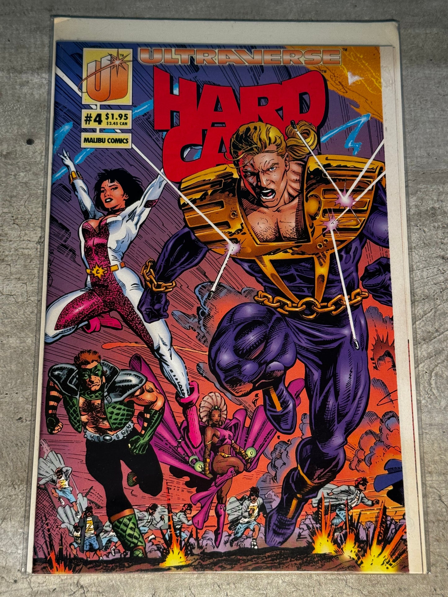 1993 - Malibu Comics - Hardcase #4 Var. A - NM+ - Eng 1