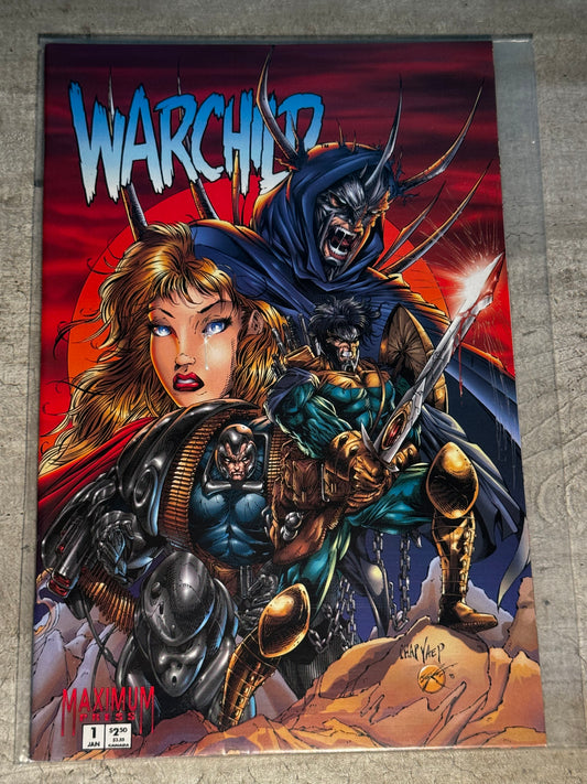 1995 - Maximum Press - Warchild #1 Var. A - NM+ - Eng 1