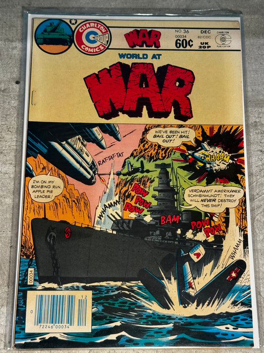 1982 - Charlton Comics - War #36 - VF/NM - Eng 1