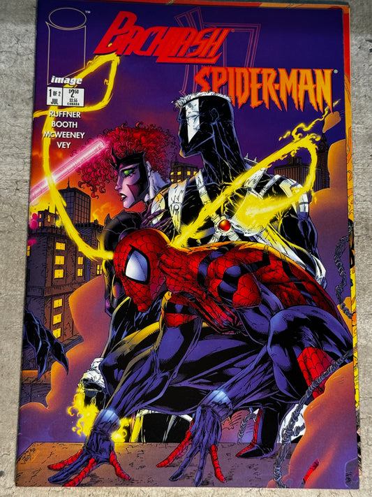 1996 - Image Comics - Backlash / Spider-Man #1 Var. A - NM+ - Eng 1