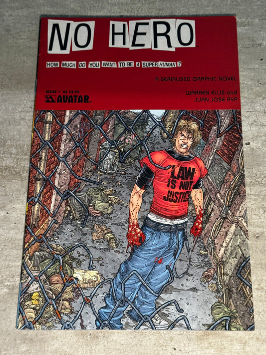 2008 - Avatar Press - No Hero #1 Var. A - NM+ - Eng 1