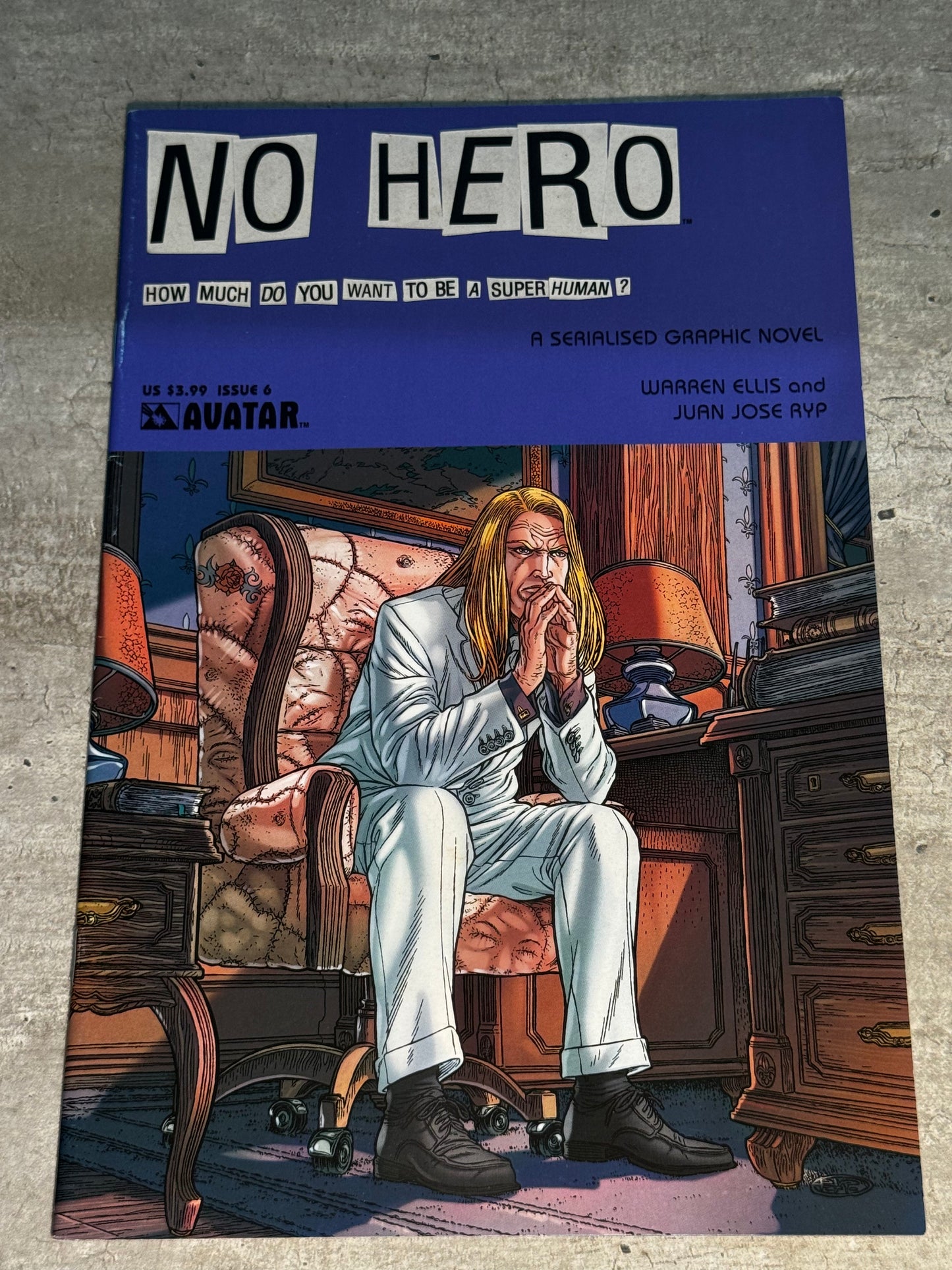 2009 - Avatar Press - No Hero #6 Var. A - NM+ - Eng 1