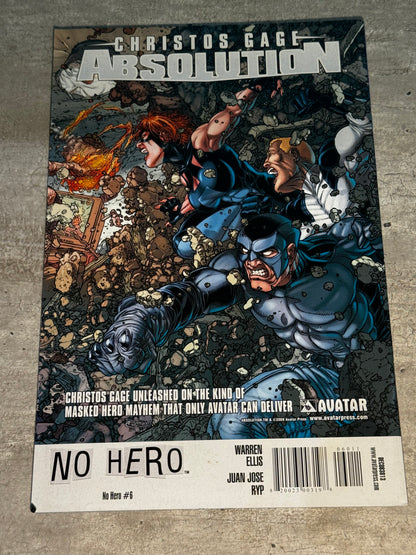 2009 - Avatar Press - No Hero #6 Var. A - NM+ - Eng 2