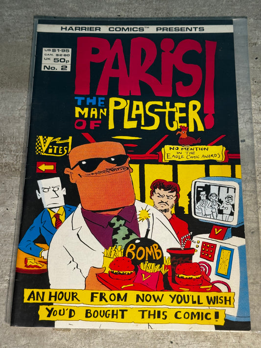 1987 - Harrier Comics - Paris The Man of Plaster #2 - NM- - Eng 1