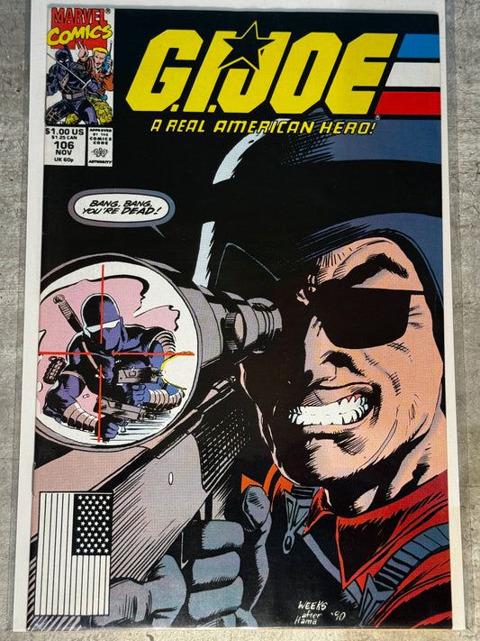 1990 - Marvel Comics - G.I. Joe: A Real American Hero (Marvel) #106 Var. A - VF+ - Eng 1