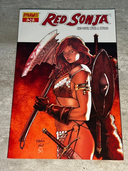 2008 - Dynamite Entertainment - Red Sonja, Vol. 1 (Dynamite Entertainment) #31 Var. A - NM+ - Eng 1