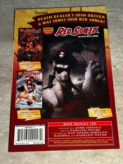 2008 - Dynamite Entertainment - Red Sonja, Vol. 1 (Dynamite Entertainment) #31 Var. A - NM+ - Eng 2