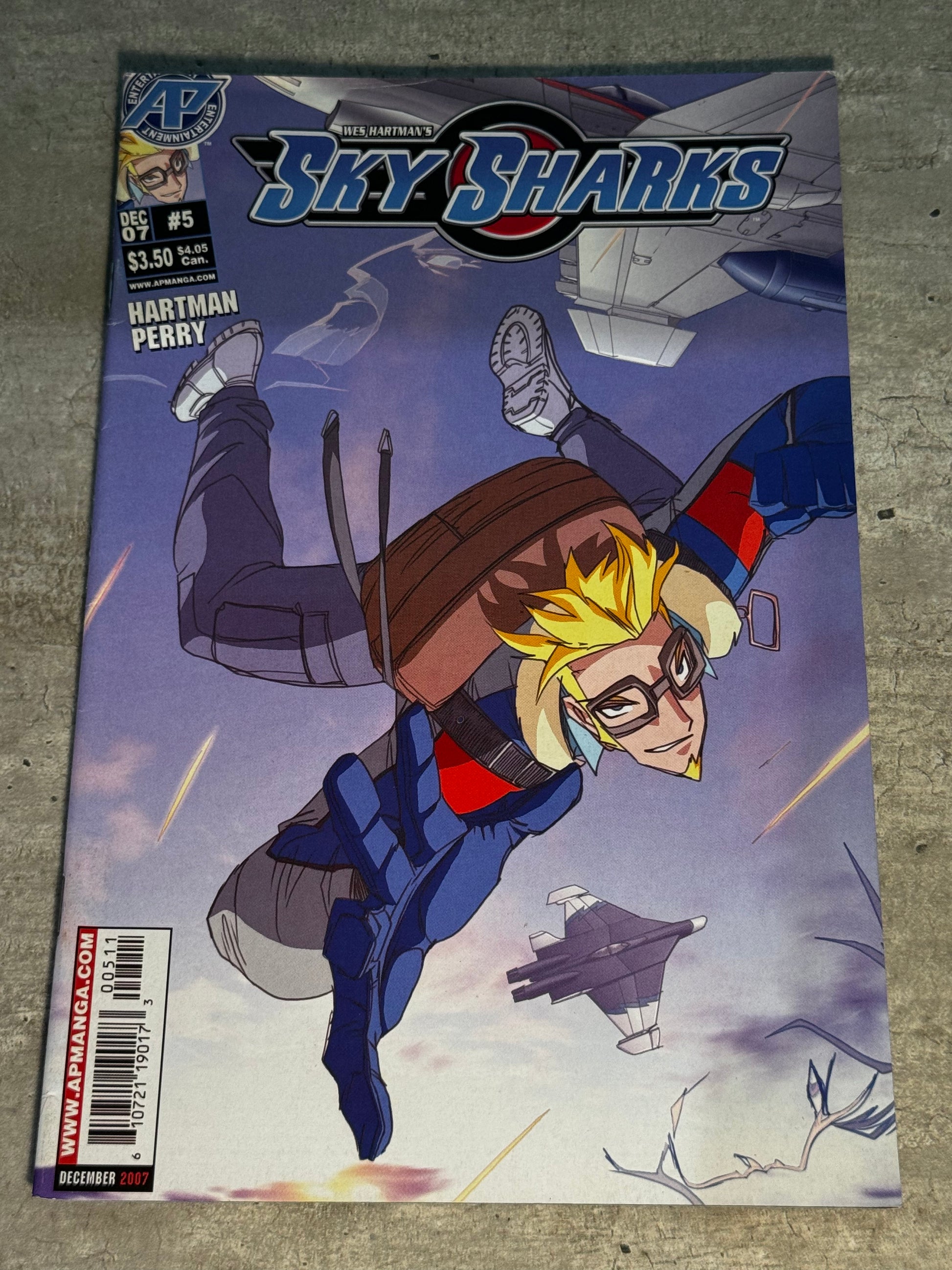 2007 - Antarctic Press - Sky Sharks #5 - NM+ - Eng 1