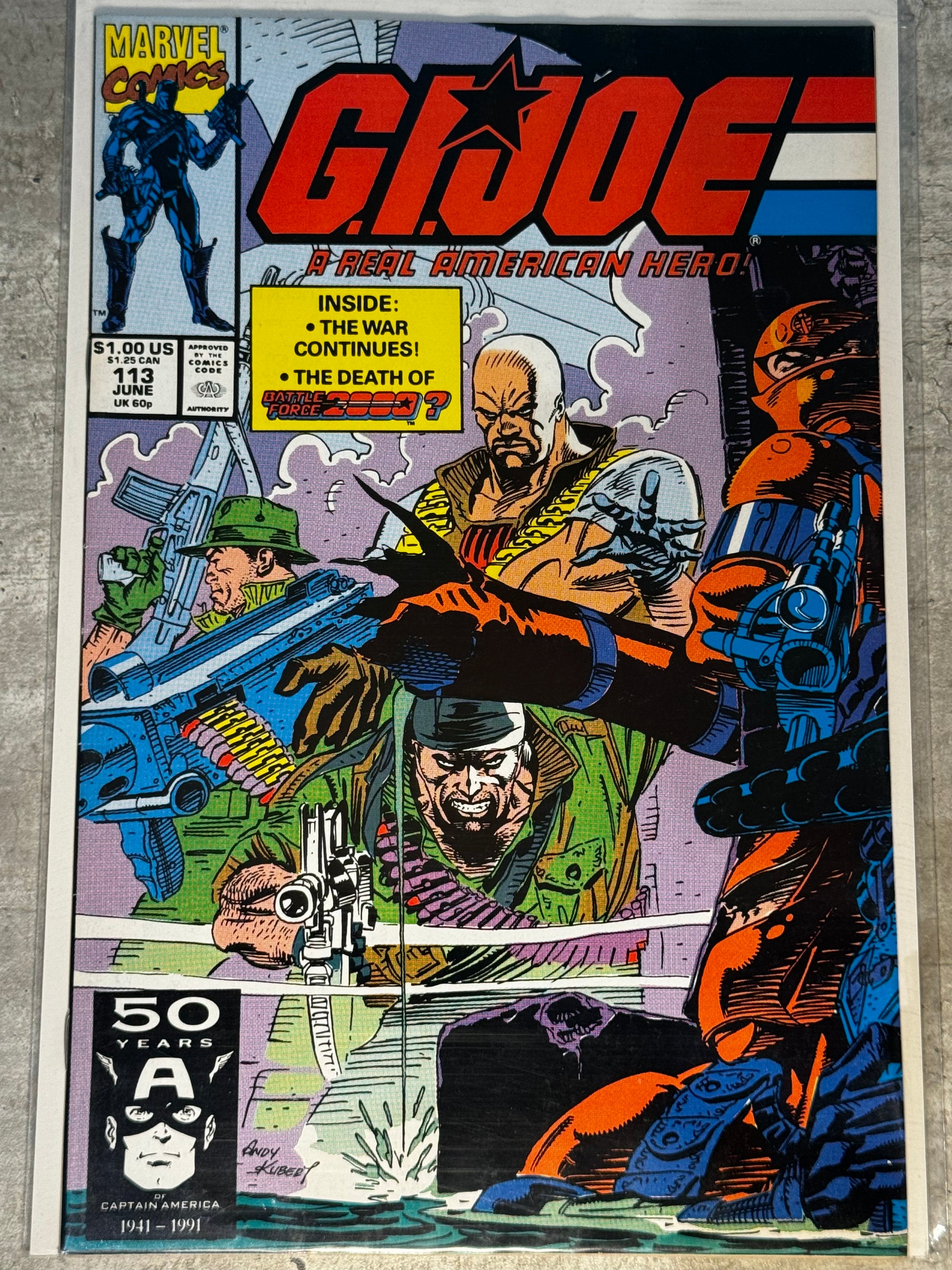 1991 - Marvel Comics - G.I. Joe: A Real American Hero (Marvel) #113 Var. A - VF+ - Eng 1