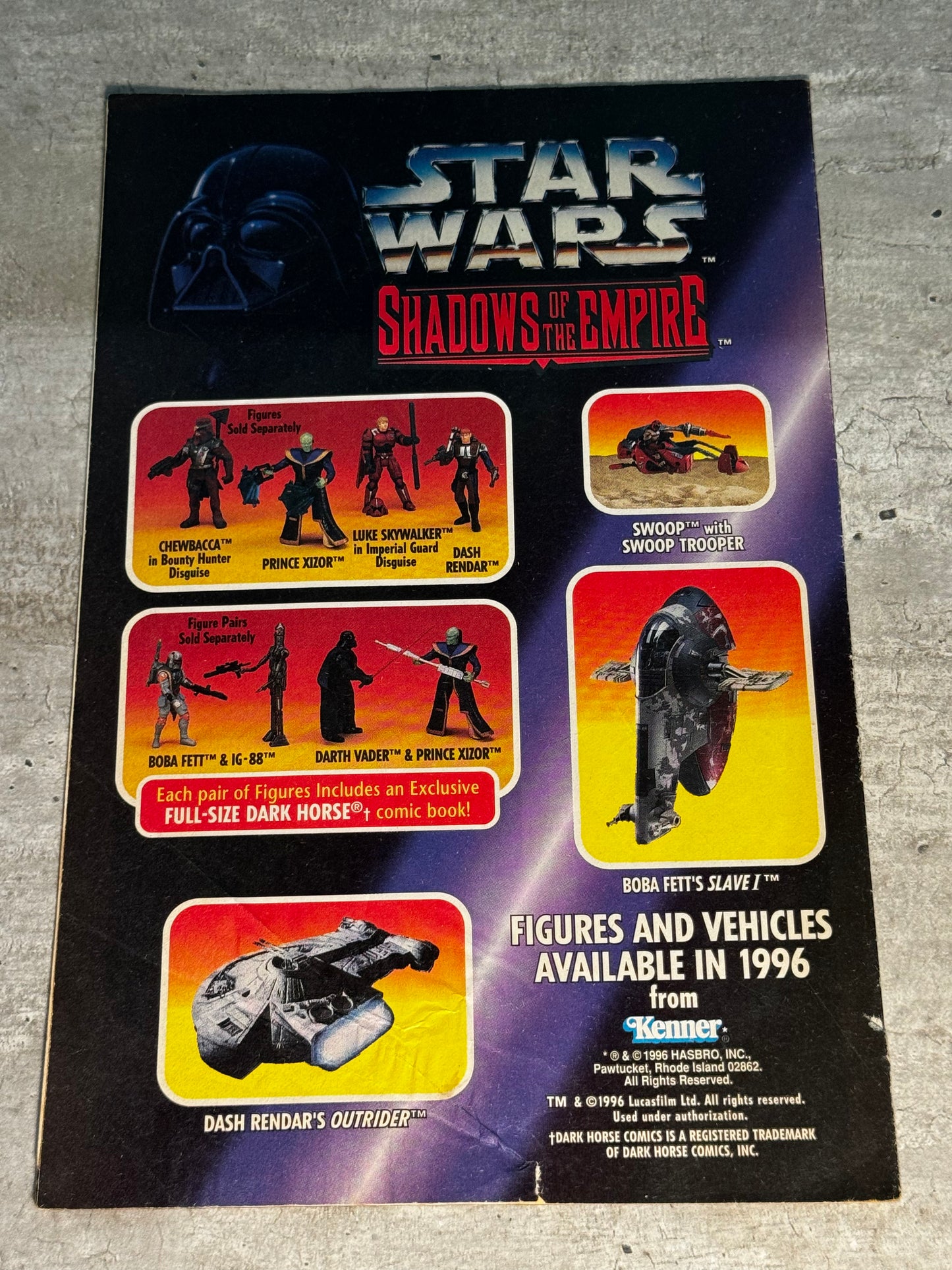 1996 - Dark Horse Comics - Star Wars: Shadows of the Empire: Kenner Promo #2 Var. B - VF/NM - Eng 2