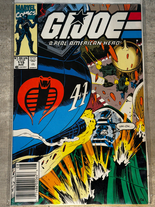 1991 - Marvel Comics - G.I. Joe: A Real American Hero (Marvel) #115 Var. B - VF+ - Eng 1