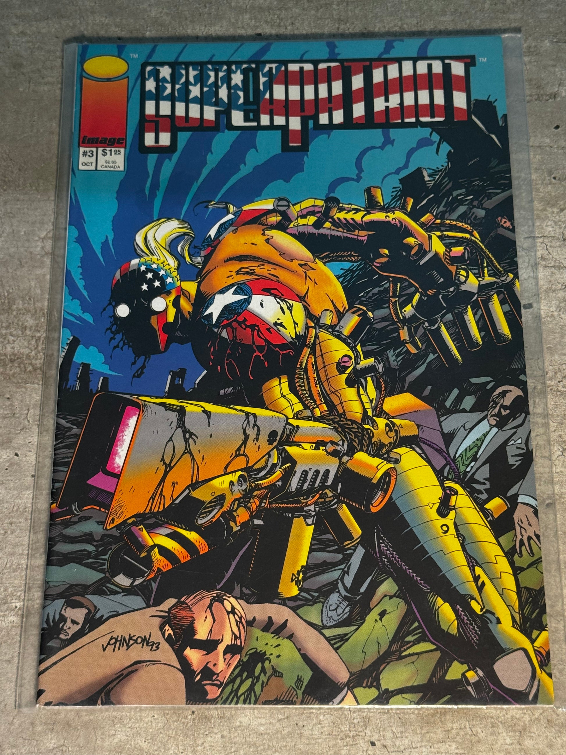 1993 - Image Comics - Superpatriot #3 Var. A - NM+ - Eng 1