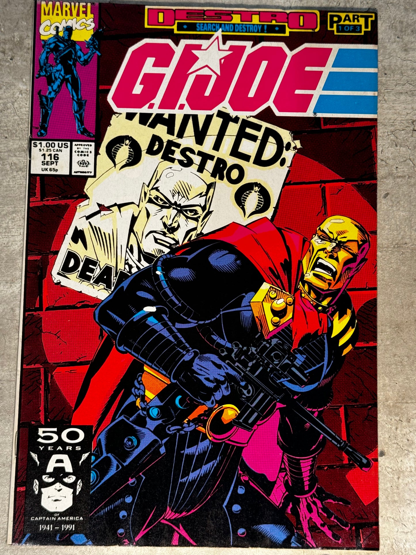 1991 - Marvel Comics - G.I. Joe: A Real American Hero (Marvel) #116 Var. A - VF+ - Eng 1