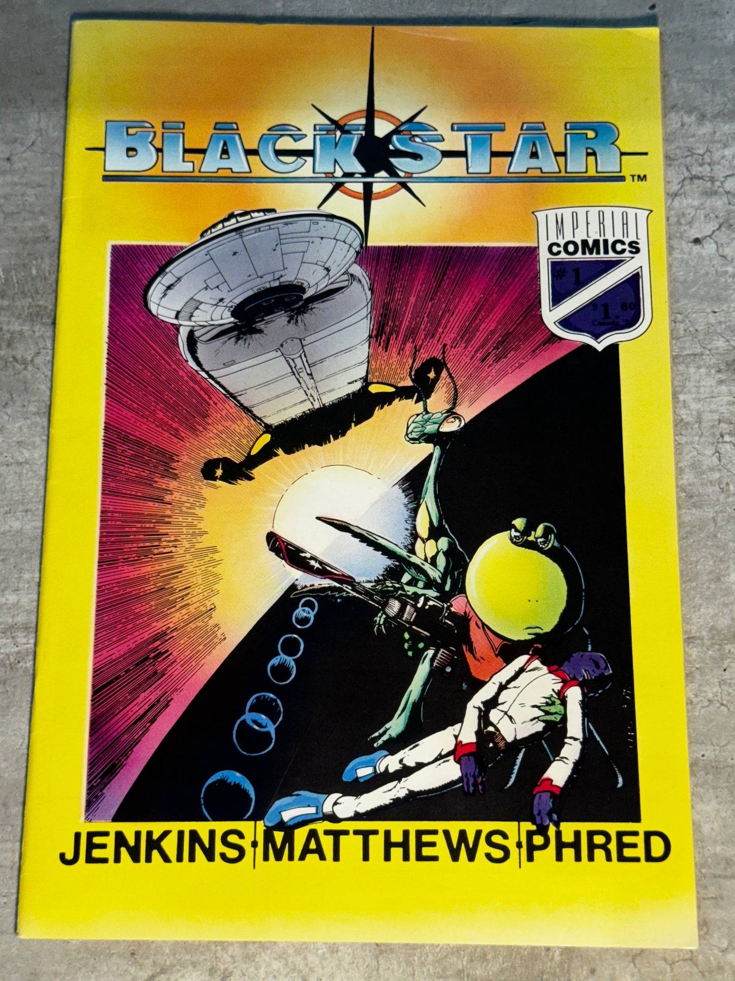 1986 - Imperial Comics - Black Star #1 - VF - Eng 1