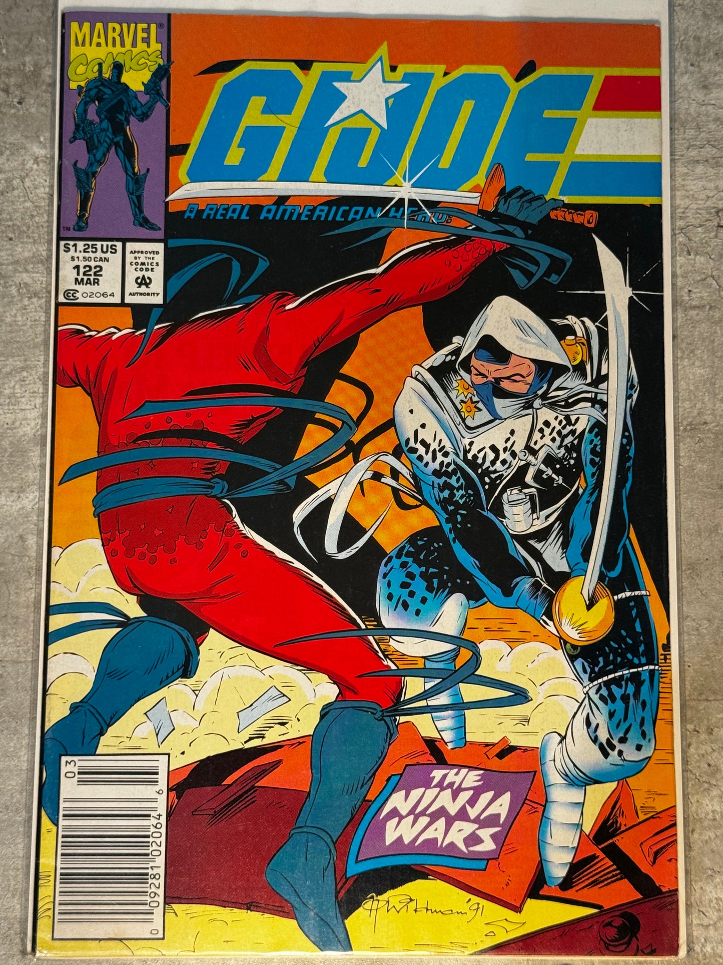 1992 - Marvel Comics - G.I. Joe: A Real American Hero (Marvel) #122 Var. B - VF+ - Eng 1