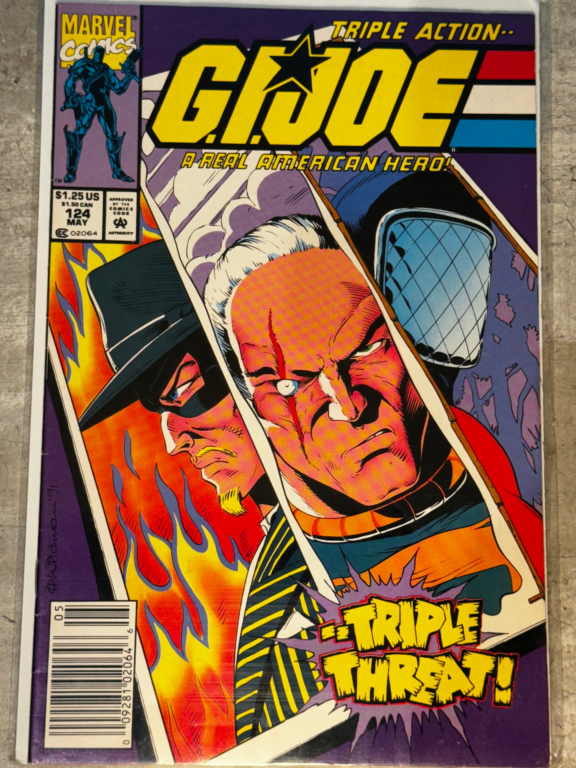 1992 - Marvel Comics - G.I. Joe: A Real American Hero (Marvel) #124 Var. B - VF+ - Eng 1