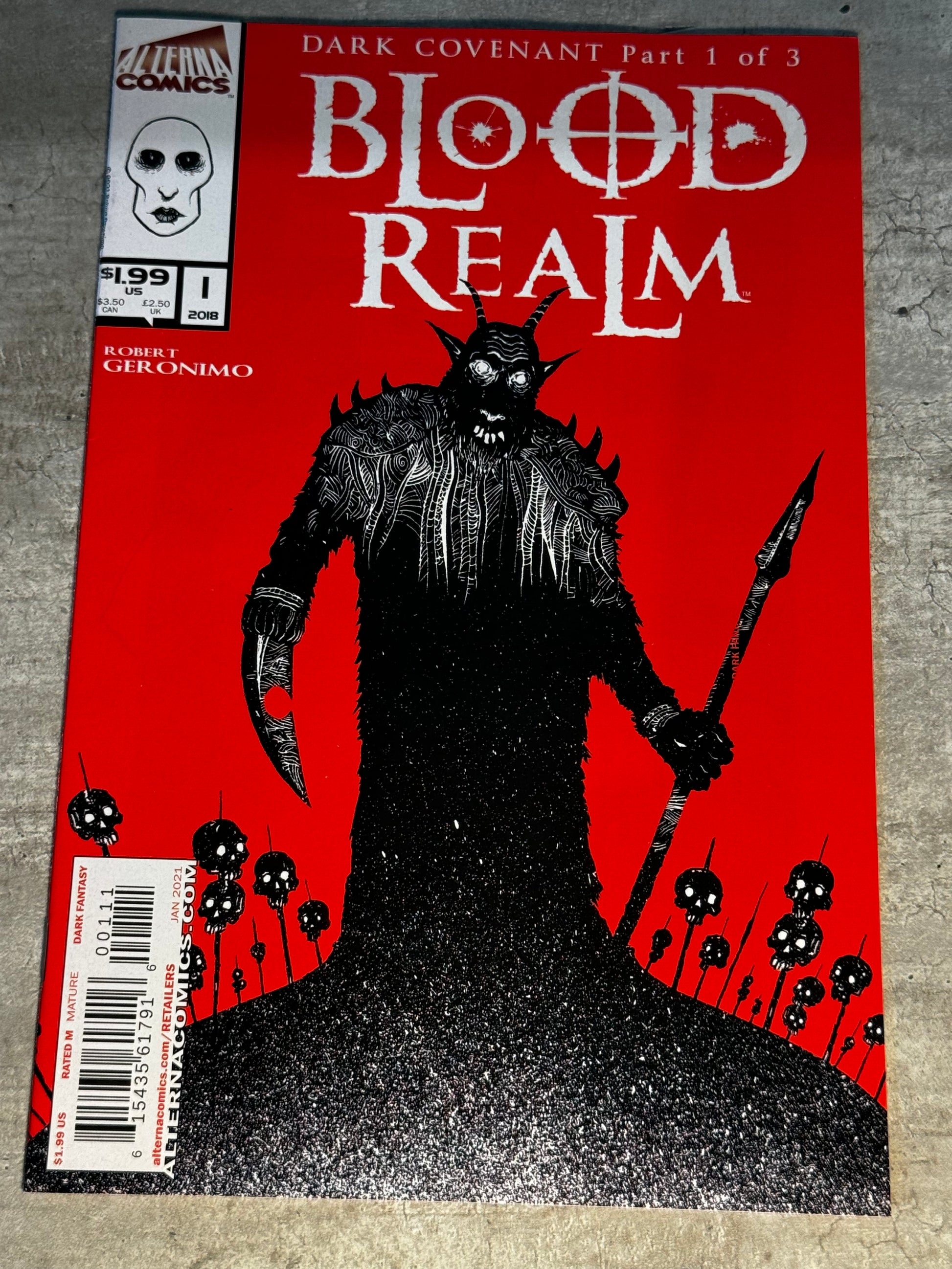 2018 - Alterna Comics Inc - Blood Realm, Vol. 1 #1 Var. A - NM+ - Eng 1