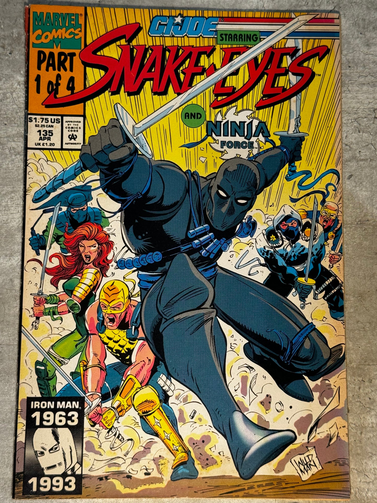 1993 - Marvel Comics - G.I. Joe: A Real American Hero (Marvel) #135 Var. A - VF/NM - Eng 1