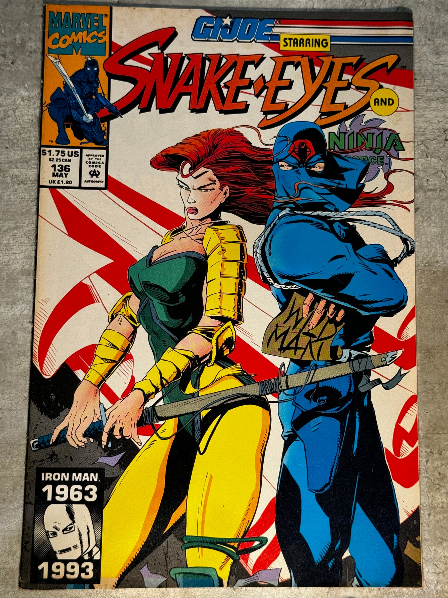 1993 - Marvel Comics - G.I. Joe: A Real American Hero (Marvel) #136 Var. A - VF/NM - Eng 1