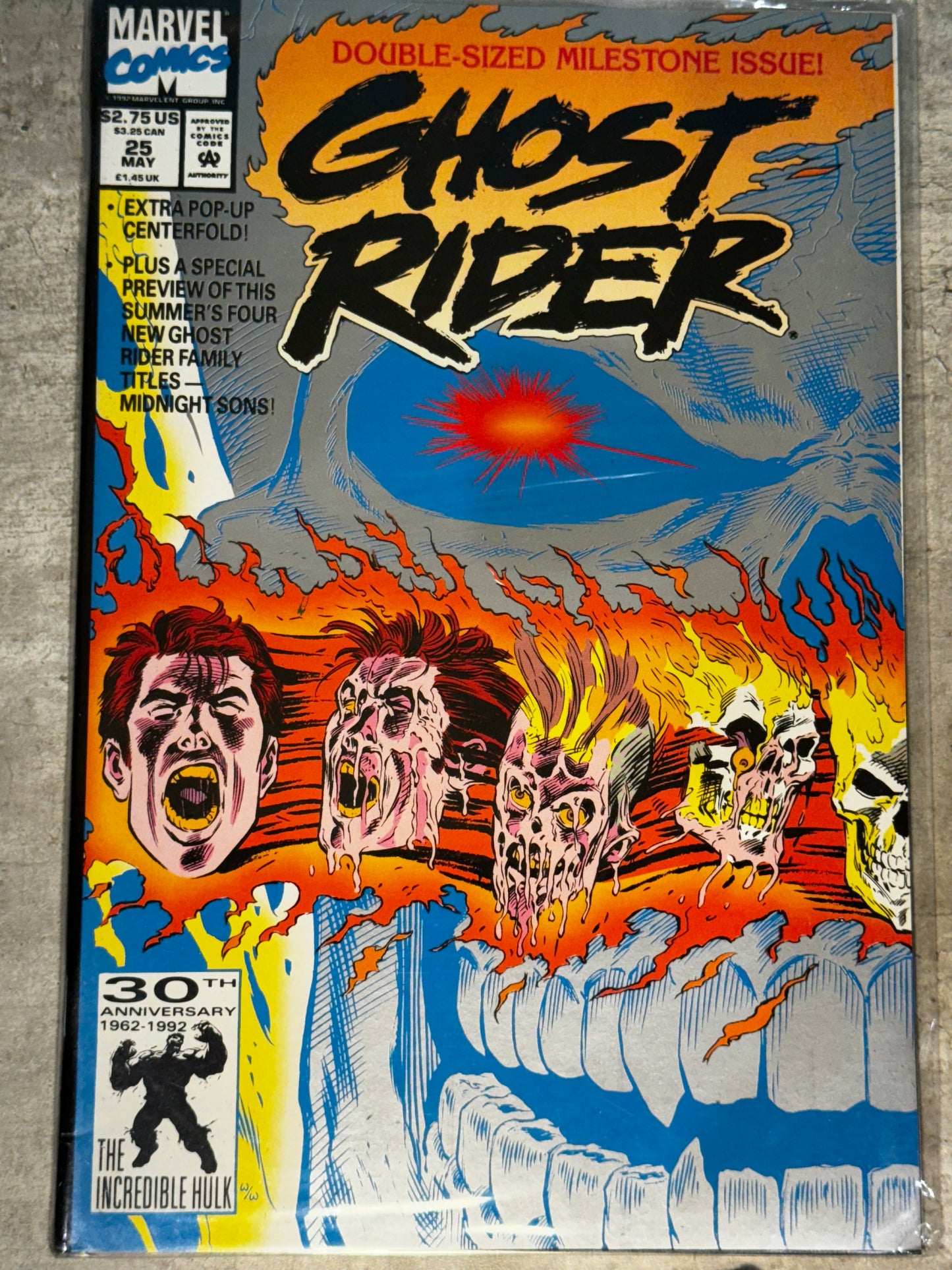 1992 - Marvel Comics - Ghost Rider, Vol. 2 #25 Var. A - NM+ - Eng 1