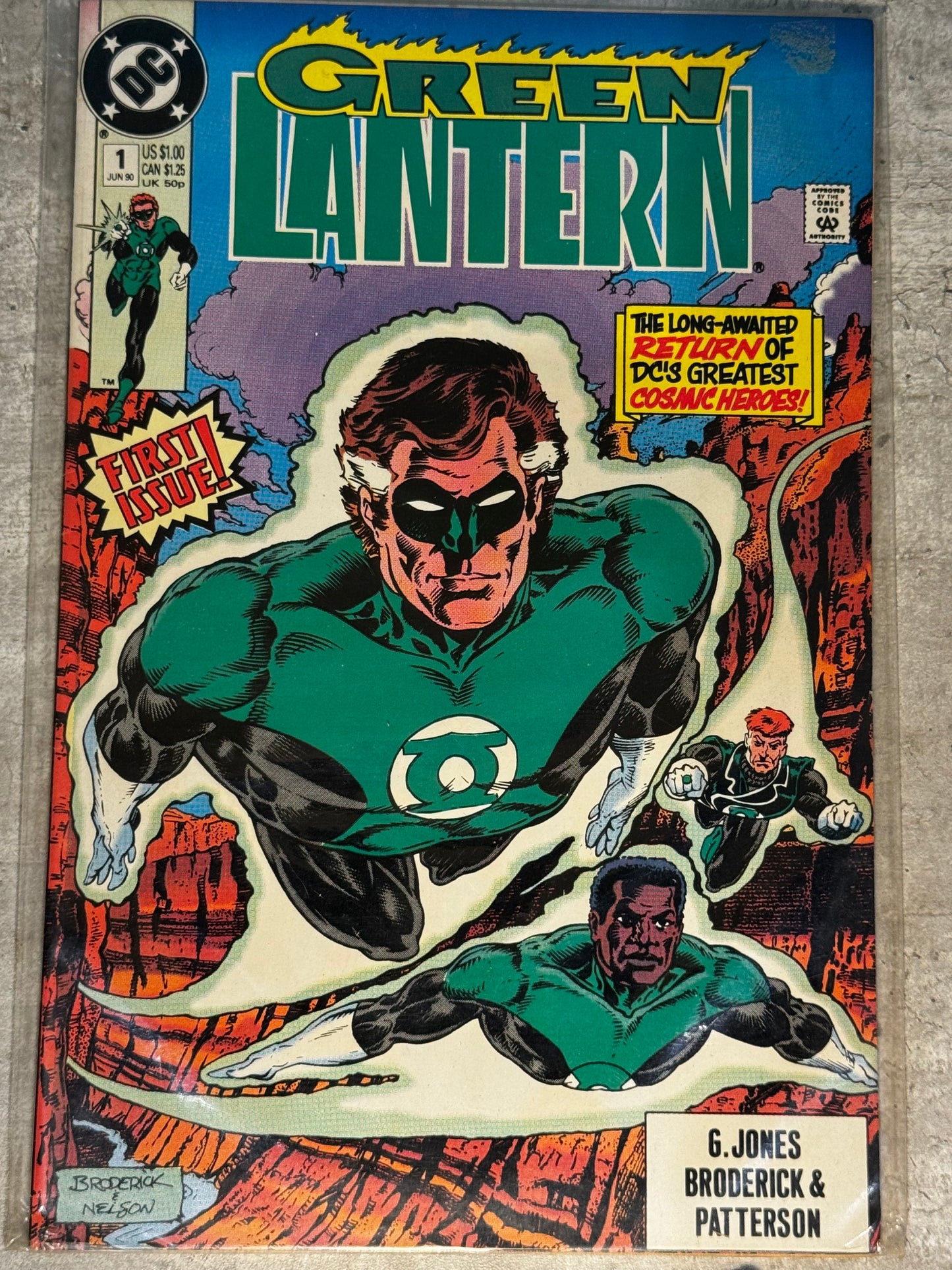 1990 - DC Comics - Green Lantern, Vol. 3 #1 Var. A - VF+ - Eng 1