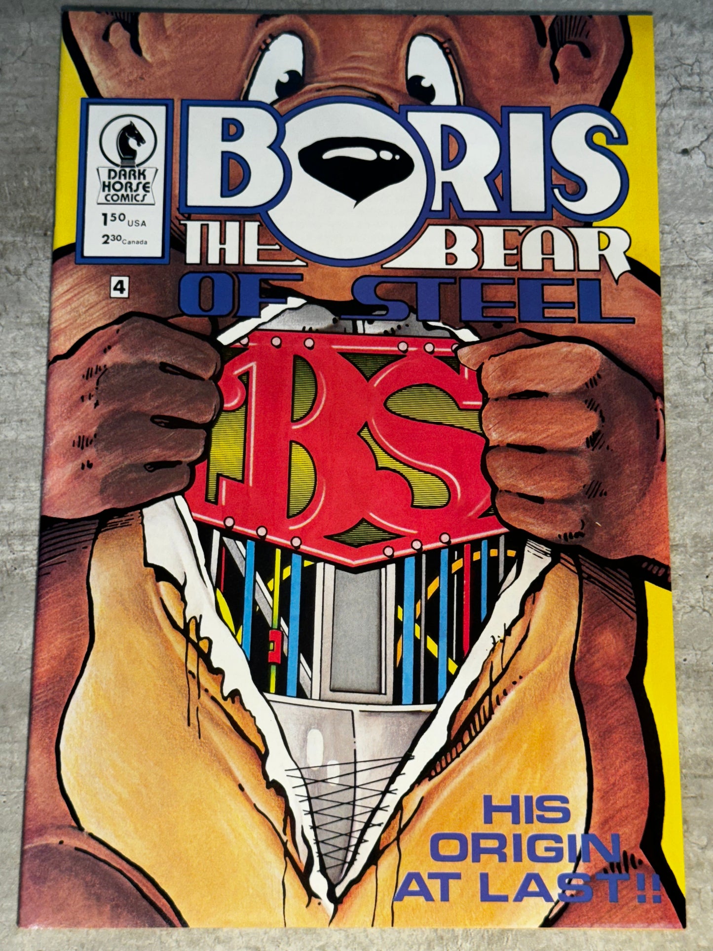 1986 - Nicotat Comics - Boris the Bear #4 Var. B - VF/NM - Eng 1