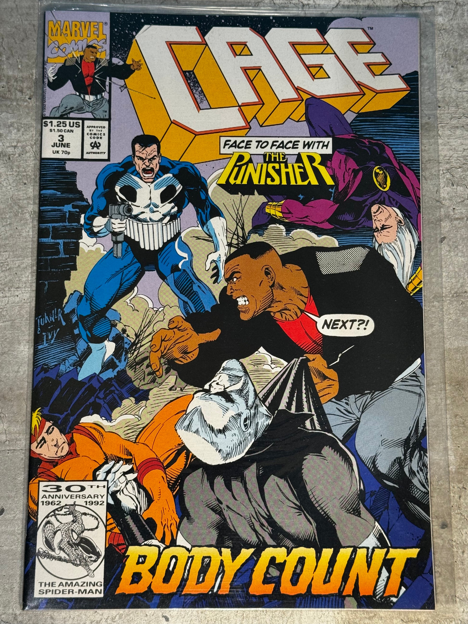 1992 - Marvel Comics - Cage, Vol. 1 #3 Var. A - NM+ - Eng 1