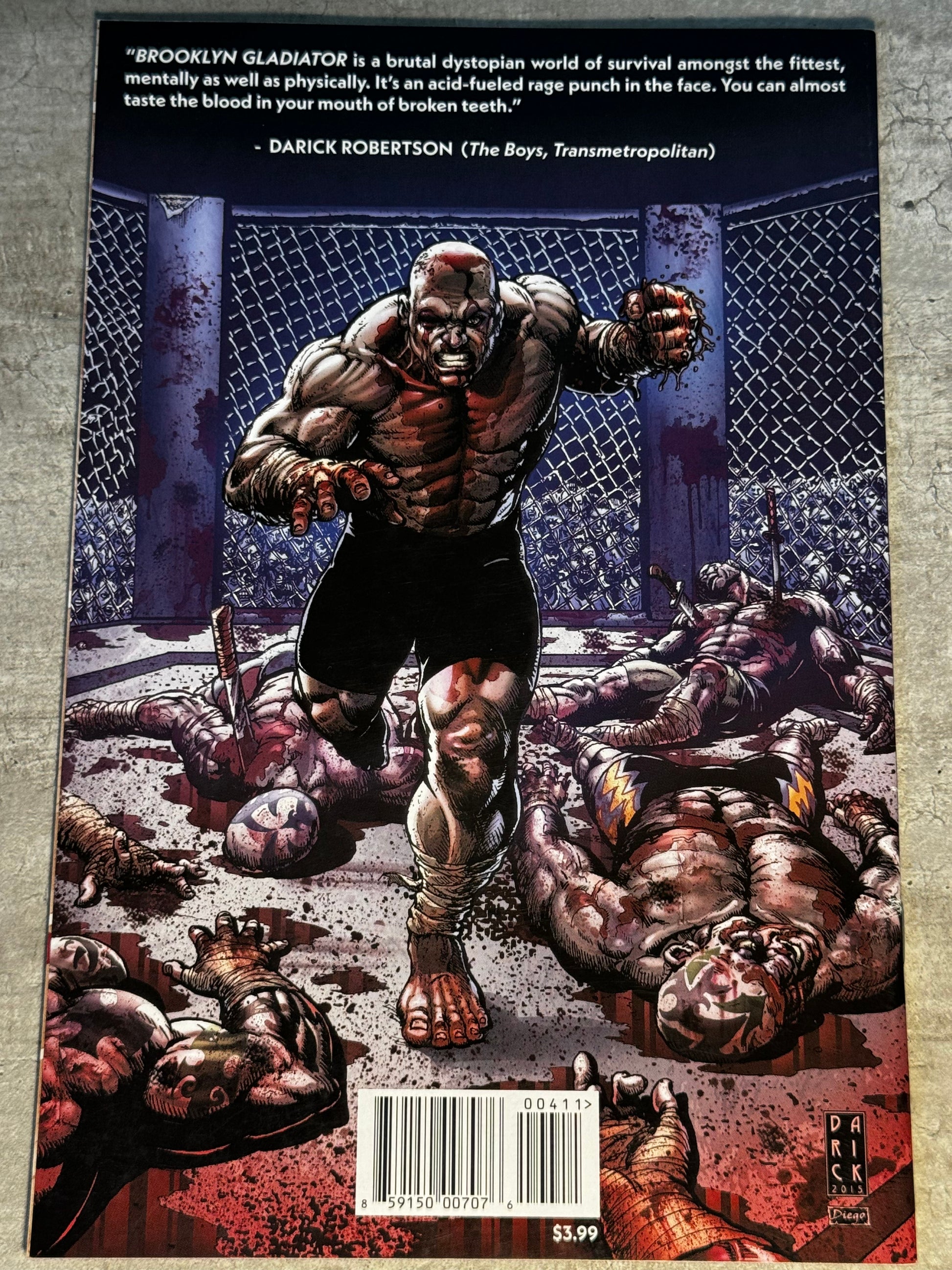 2021 - Heavy Metal Publications - Brooklyn Gladiator #4 - NM+ - Eng 2