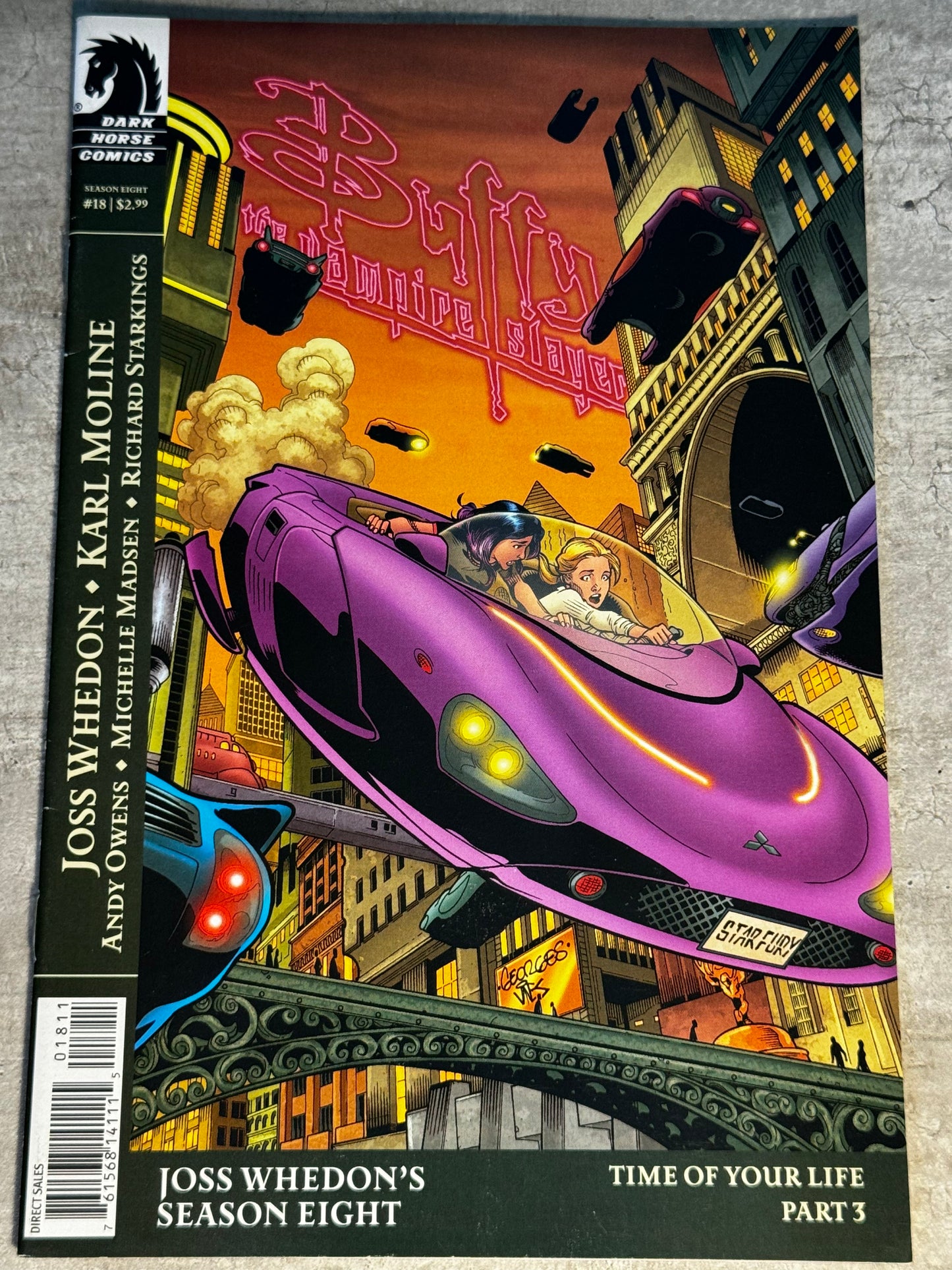 2008 - Dark Horse - Buffy the Vampire Slayer: Season Eight #18 Var. B - NM- - Eng 1