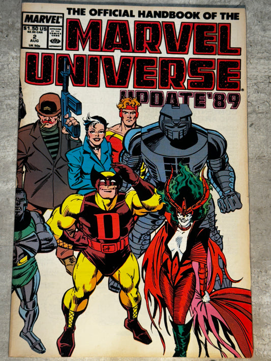 1989 - Marvel Comics - The Official Handbook of the Marvel Universe: Update '89 #2 - VF - Eng 1