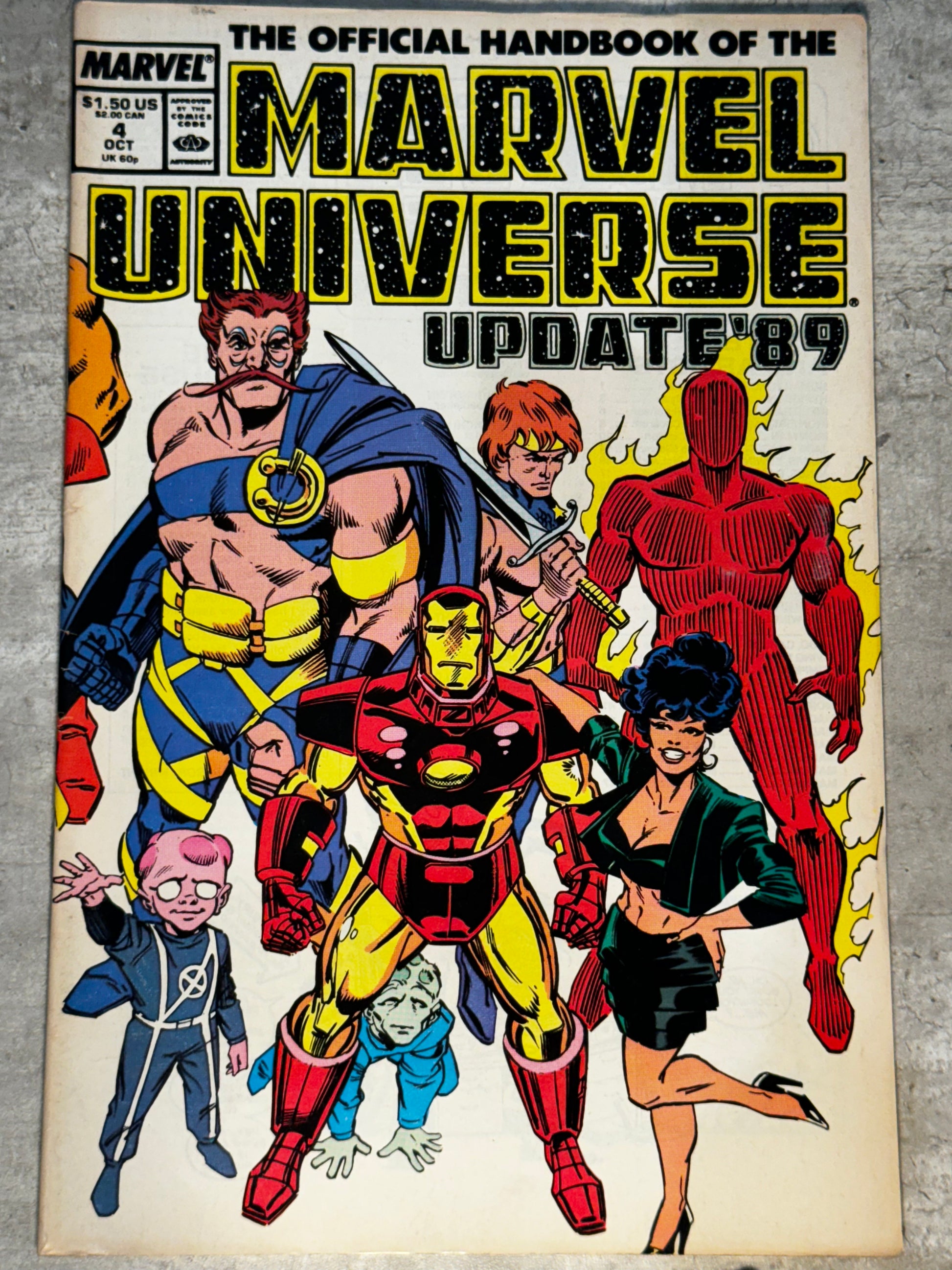 1989 - Marvel Comics - The Official Handbook of the Marvel Universe: Update '89 #4 - VF - Eng 1