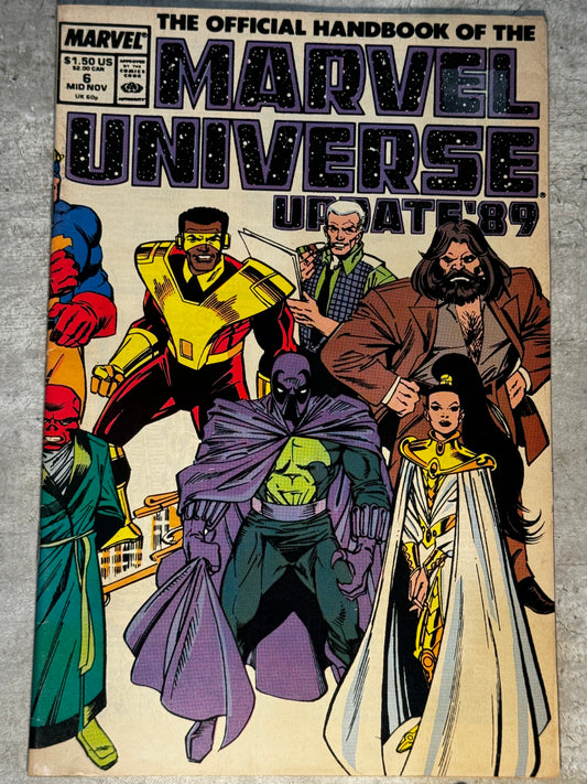 1989 - Marvel Comics - The Official Handbook of the Marvel Universe: Update '89 #6 - VF - Eng 1