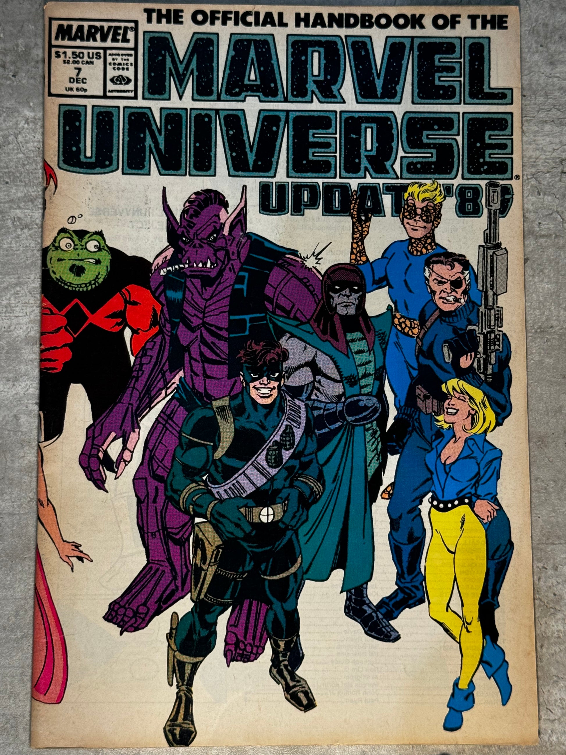 1989 - Marvel Comics - The Official Handbook of the Marvel Universe: Update '89 #7 - VF - Eng 1