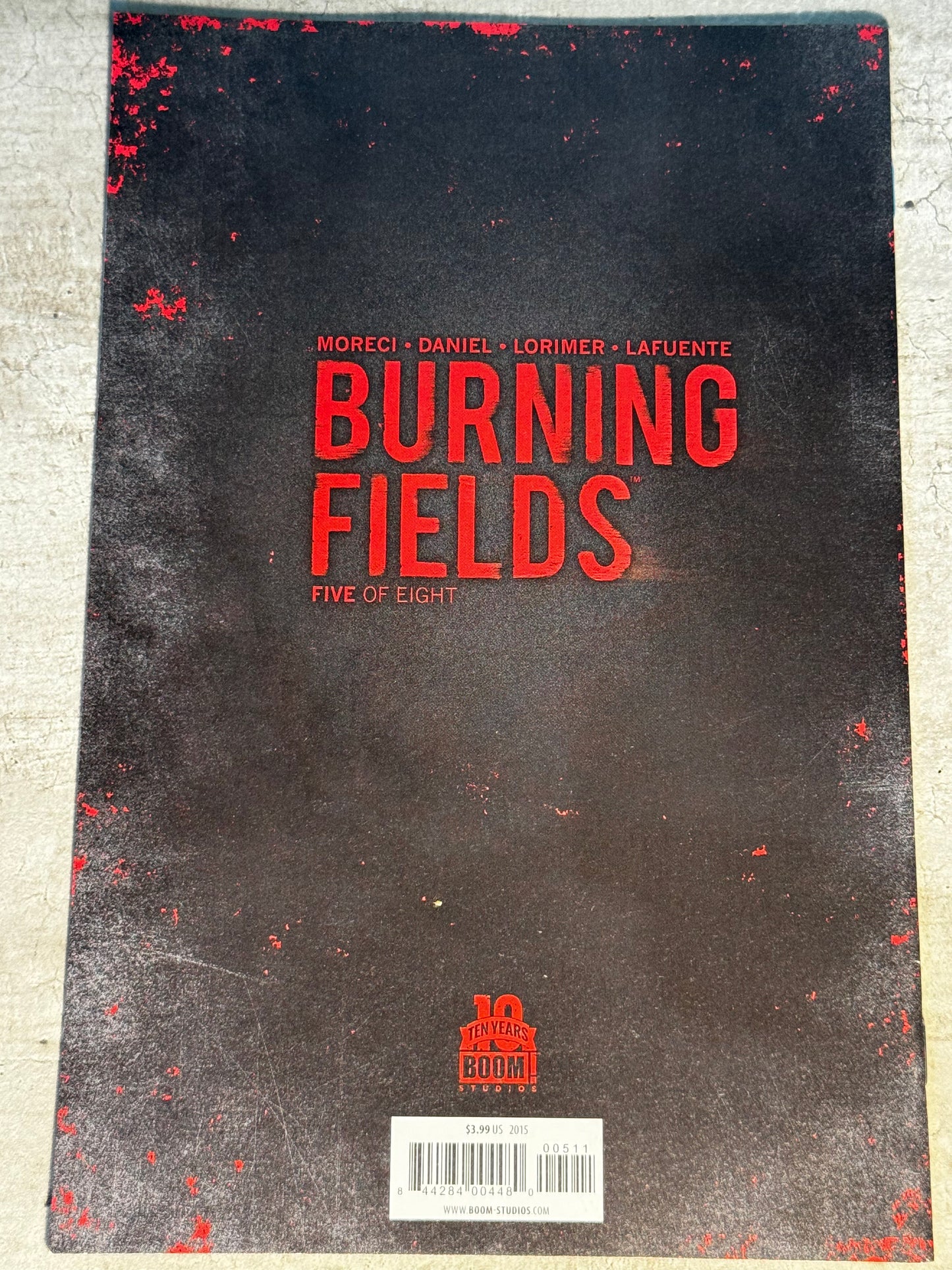 2015 - Boom! Studios - Burning Fields #5 - NM+ - Eng 2