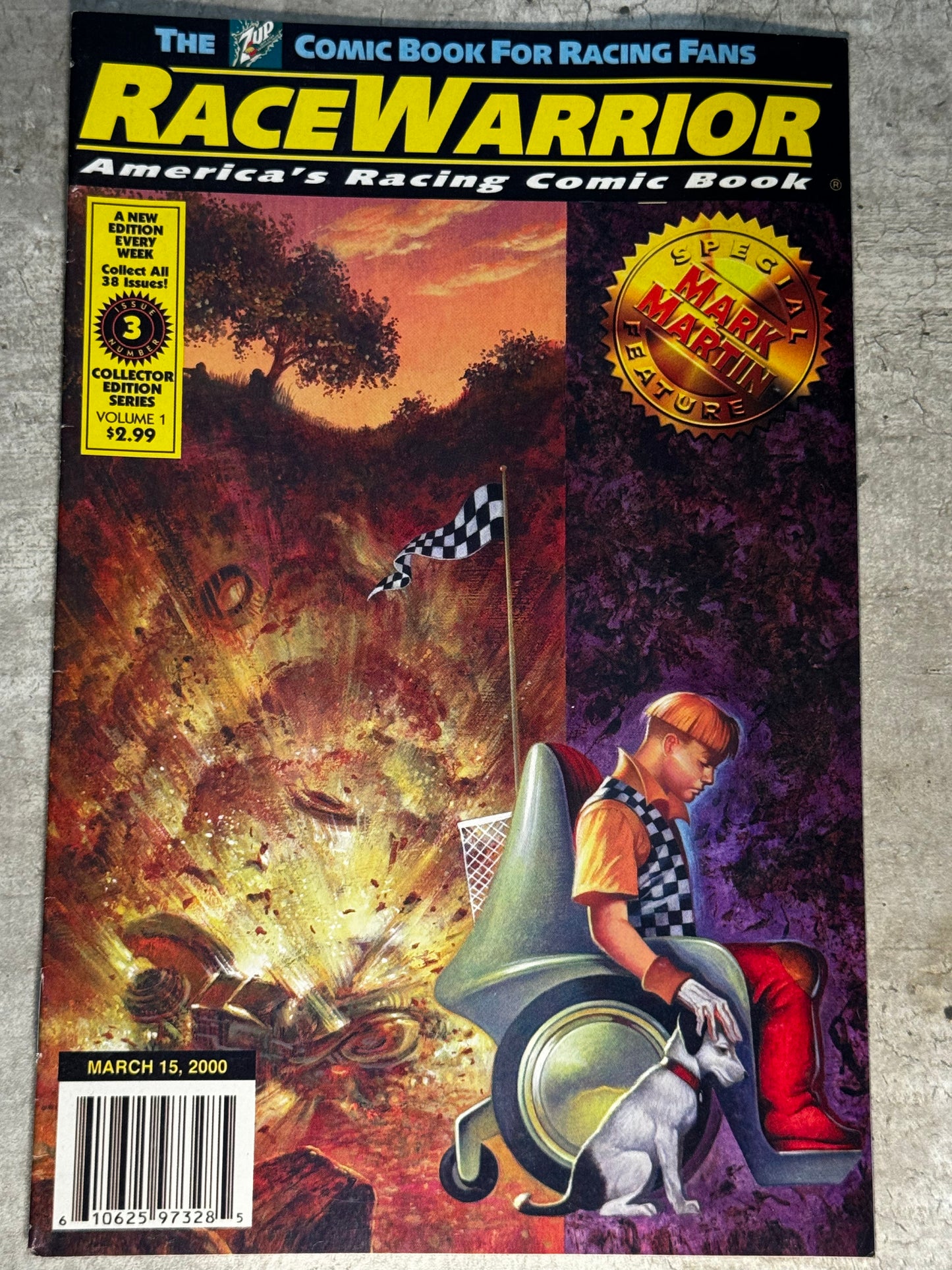 2000 - Custom Comics Of America - RaceWarrior #3 - NM+ - Eng 1